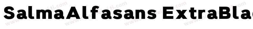 SalmaAlfasans ExtraBlack字体转换